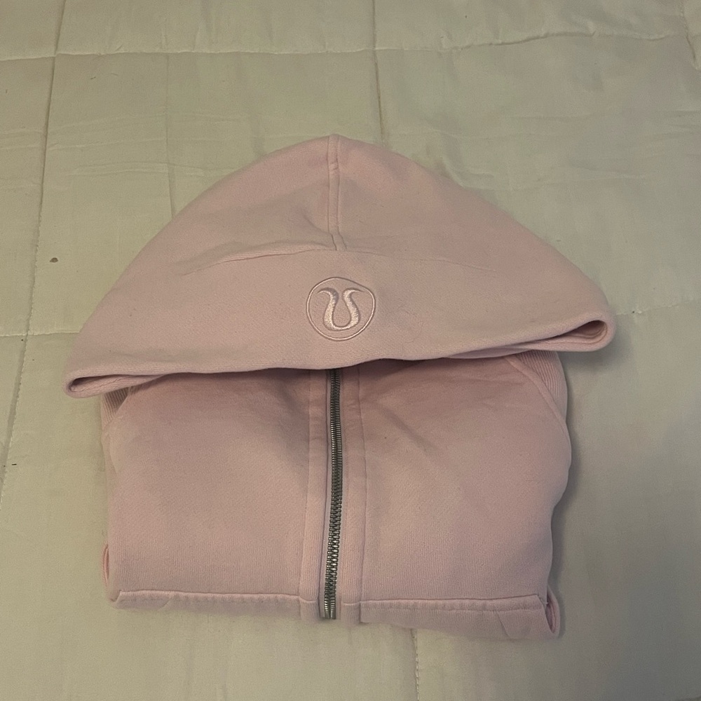 Light Pink Lululemon Scuba Zip Up